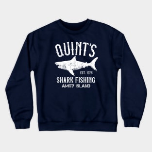 Quint's Shark Fishing - Amity Island 1975 Vintage T-Shirt Crewneck Sweatshirt